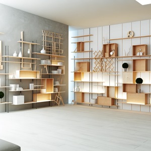 Стеллажи и полки